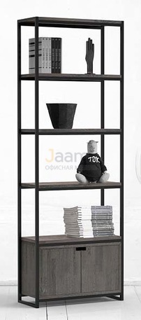 Мебель для персонала Стеллаж высокий с ящиком METALFRAME OAK 4