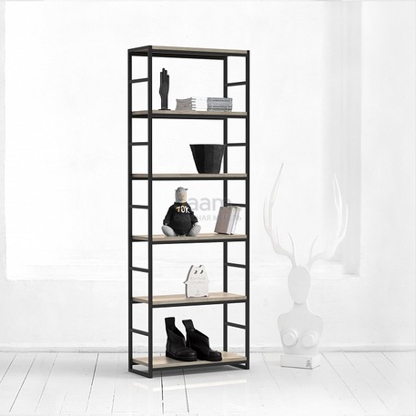 Мебель для персонала Стеллаж средний с гор.орг. METALFRAME OAK 2