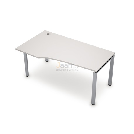 Мебель для персонала Стол рабочий криволинейный левый 6М.622