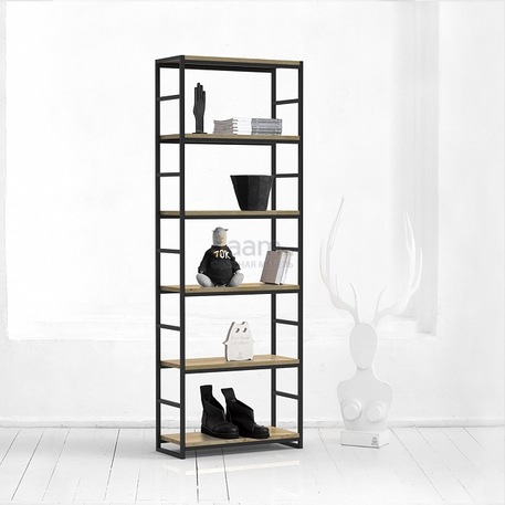 Мебель для персонала Стеллаж высокий с гор.орг. METALFRAME OAK 2